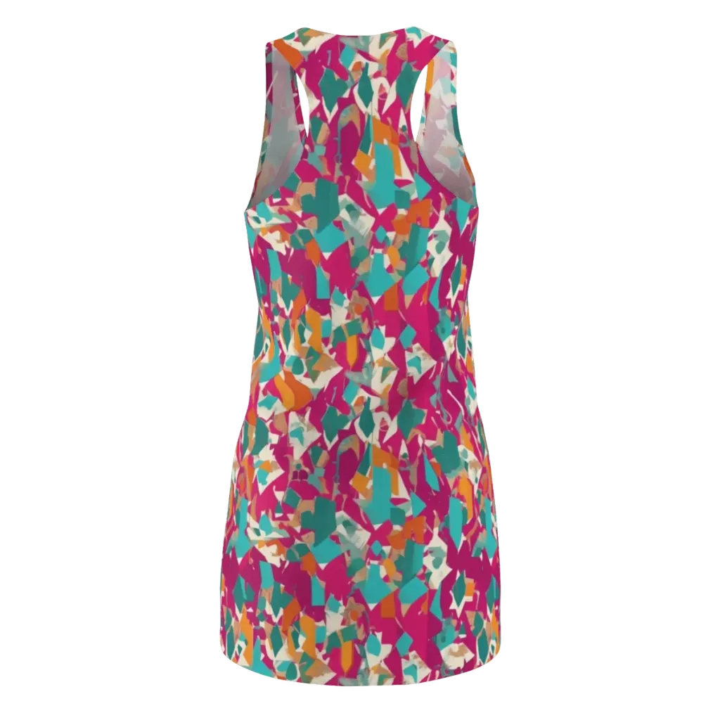 Carnival Static on Racerback Dress — Back