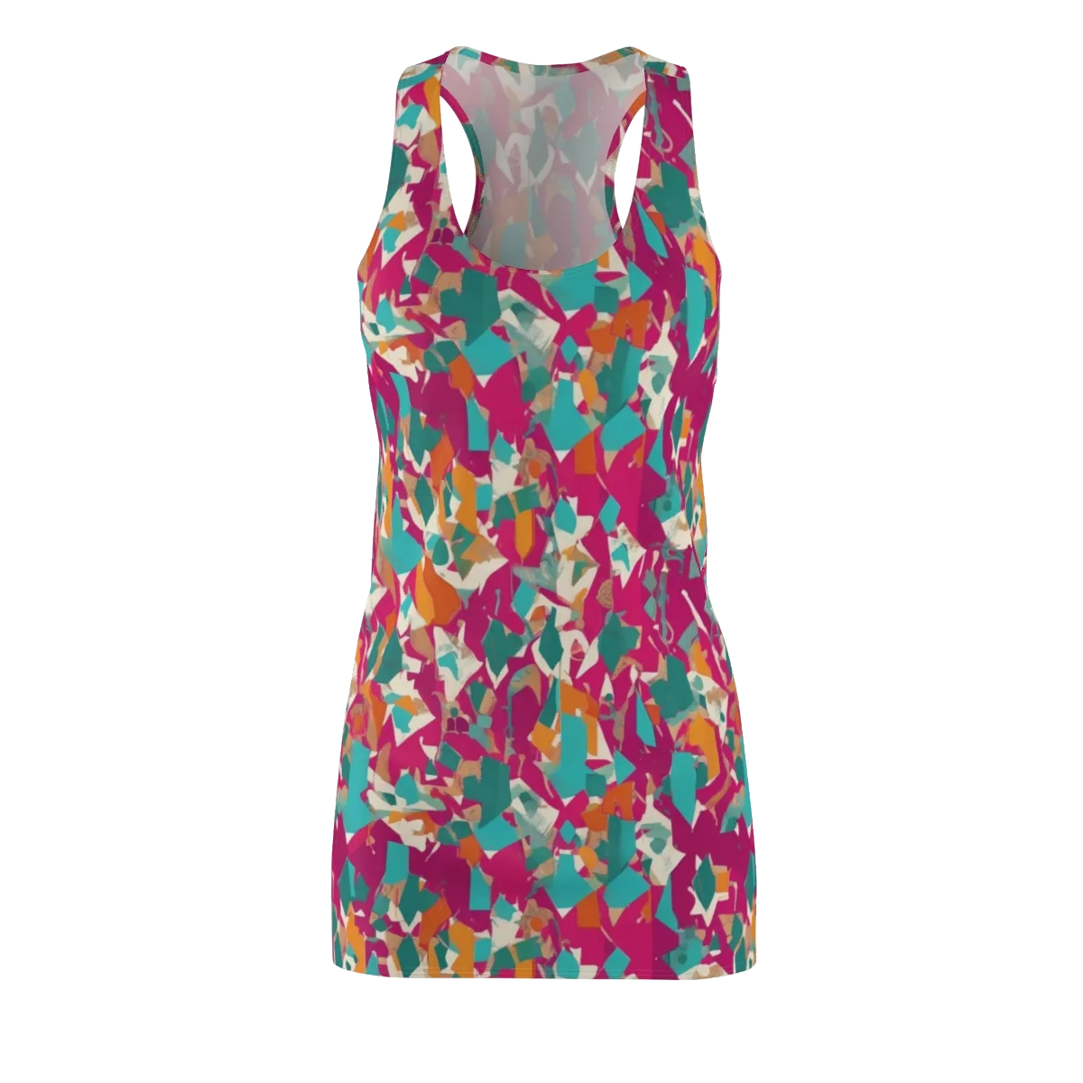 Carnival Static on Racerback Dress — Front