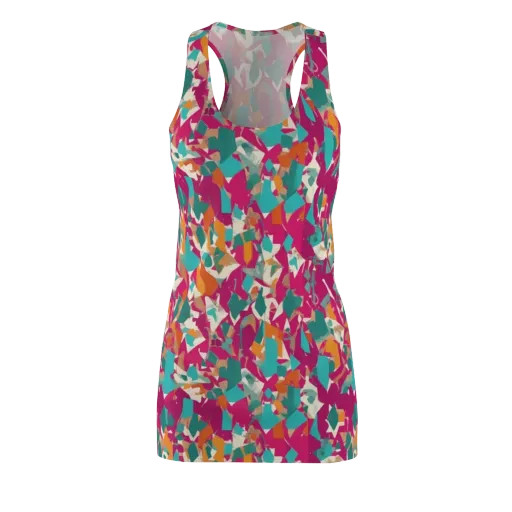 Carnival Static on a Racerback Dress