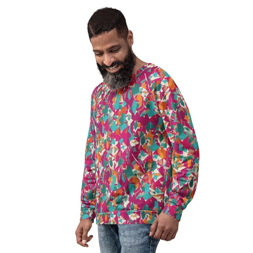 Carnival Static on Sweatshirt — Left Front