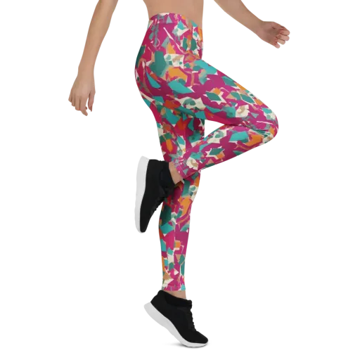 Carnival Static on a Leggings