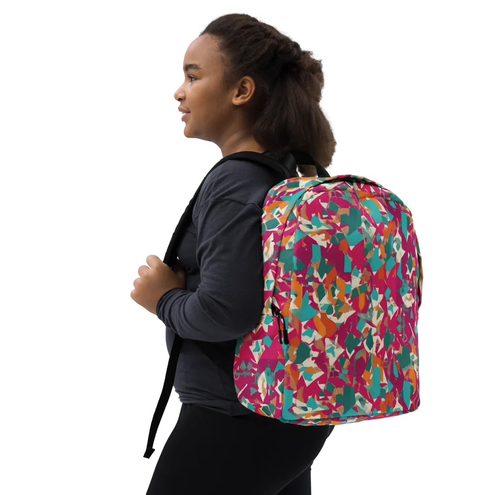 Carnival Static on Minimalist Backpack — Right Front