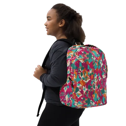 Carnival Static on a Minimalist Backpack