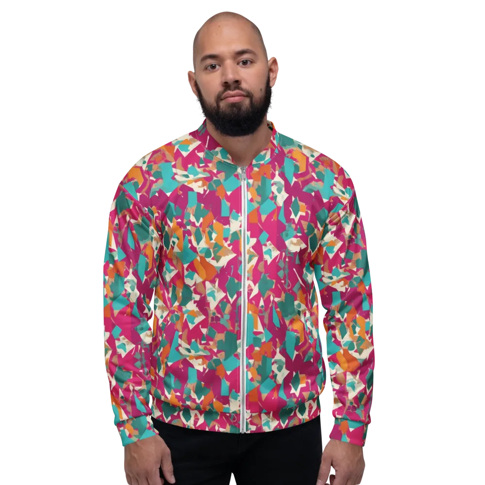 Carnival Static on Bomber Jacket — Front
