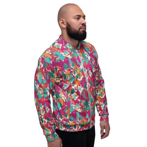 Carnival Static on a Bomber Jacket