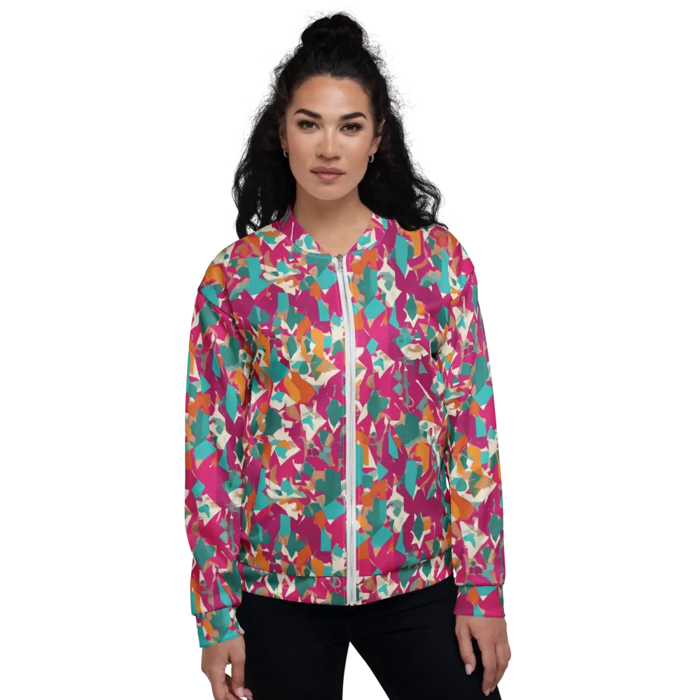 Carnival Static on Bomber Jacket — Front