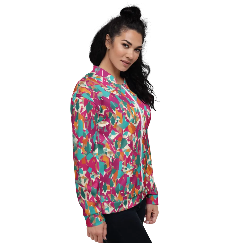 Carnival Static on Bomber Jacket — Right