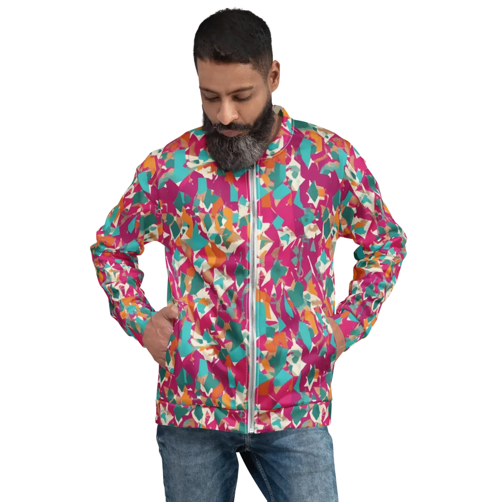 Carnival Static on Bomber Jacket — Front