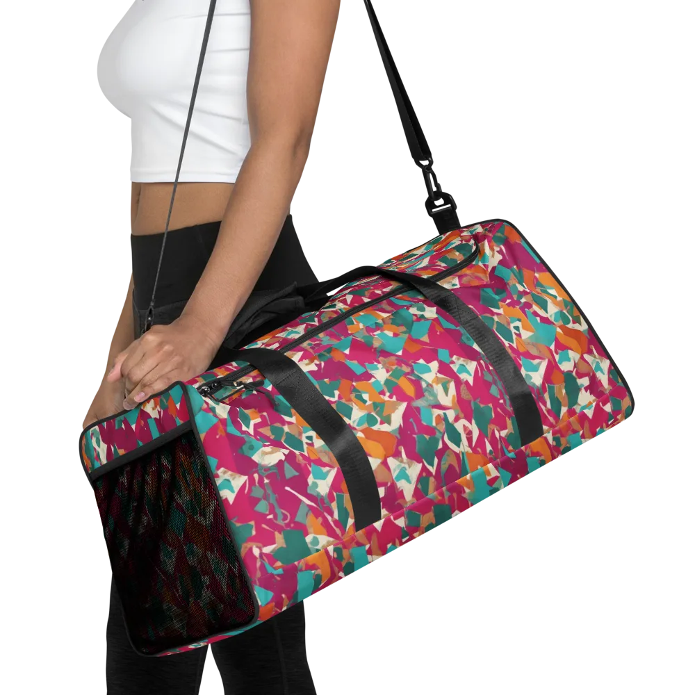 Carnival Static on Duffle Bag — Front
