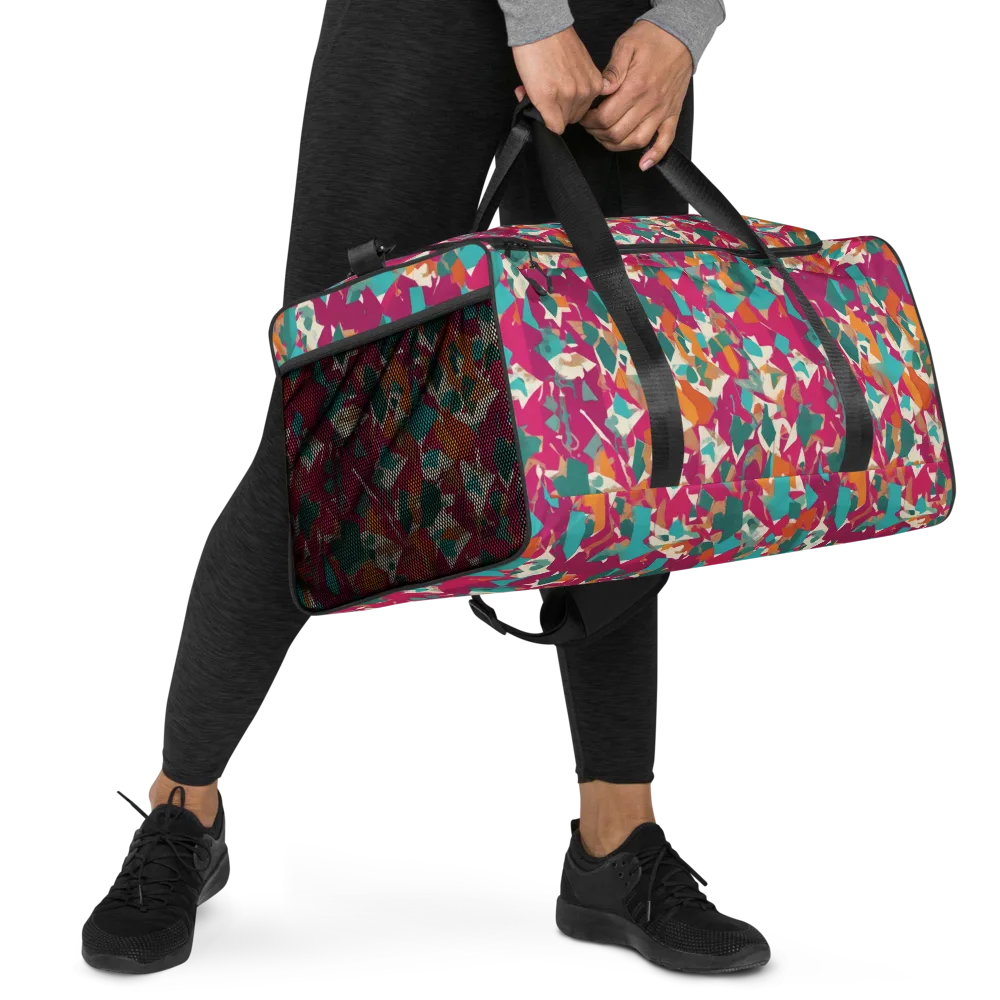 Carnival Static on Duffle Bag — Right Front