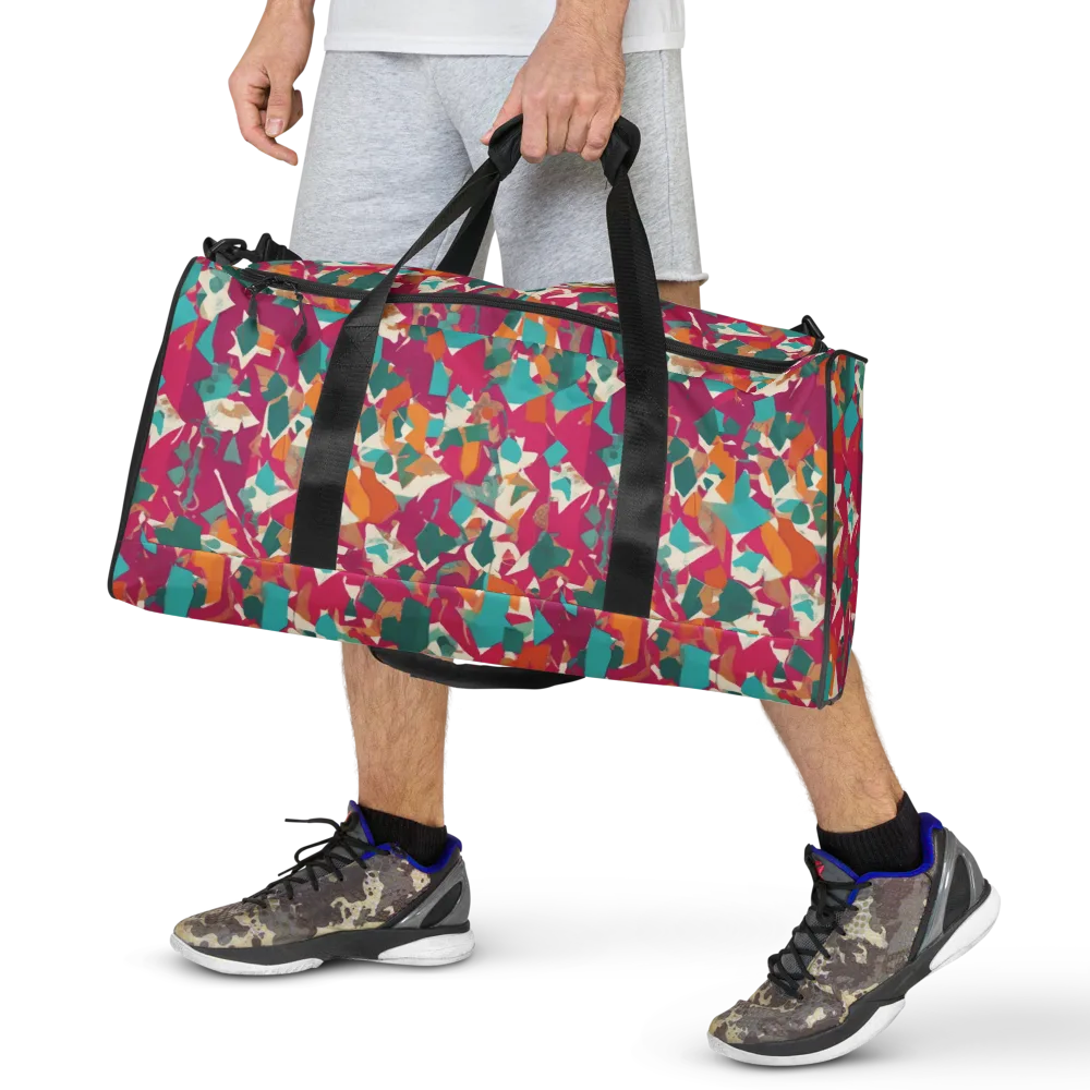 Carnival Static on Duffle Bag — Front