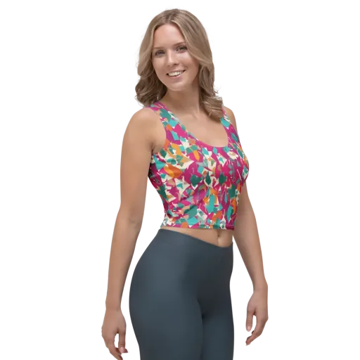 Carnival Static on a Crop Top
