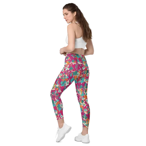 Carnival Static on a Leggings with Pockets