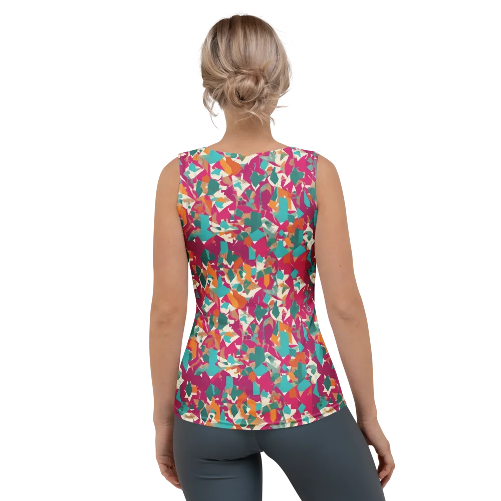 Carnival Static on Women's Tank Top — Back