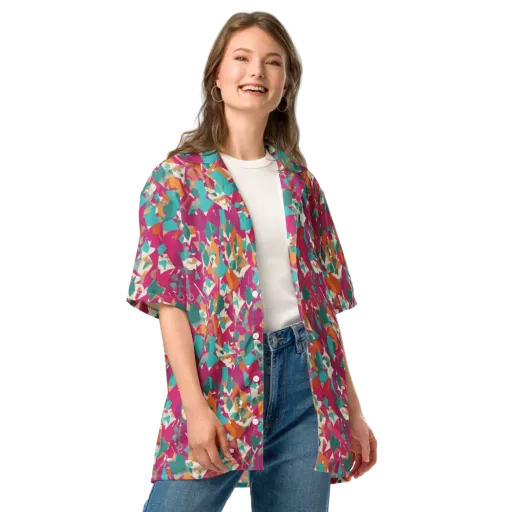 Carnival Static on a Button Shirt
