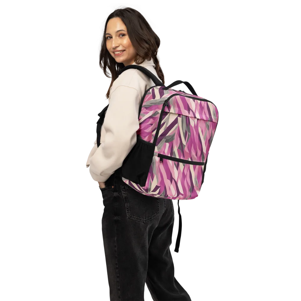 Petal Static on Utility Backpack — Back