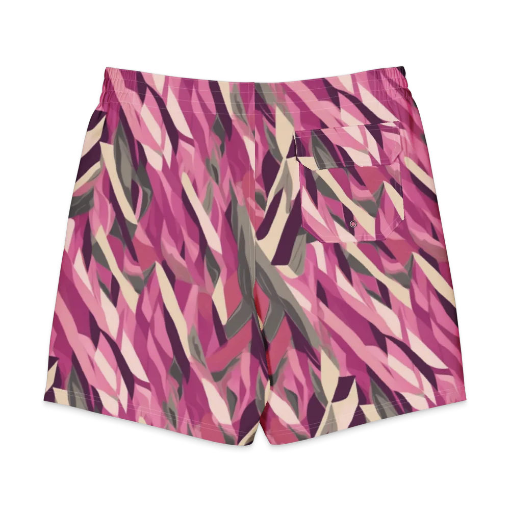 Petal Static on Men's Board Shorts — Back