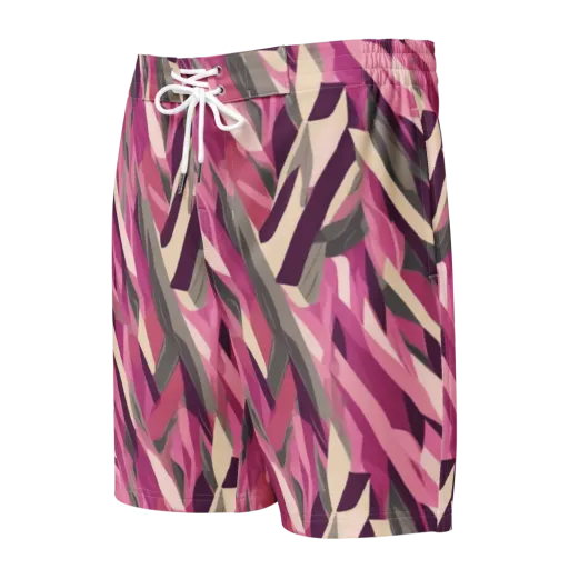 Petal Static on a Men's Board Shorts