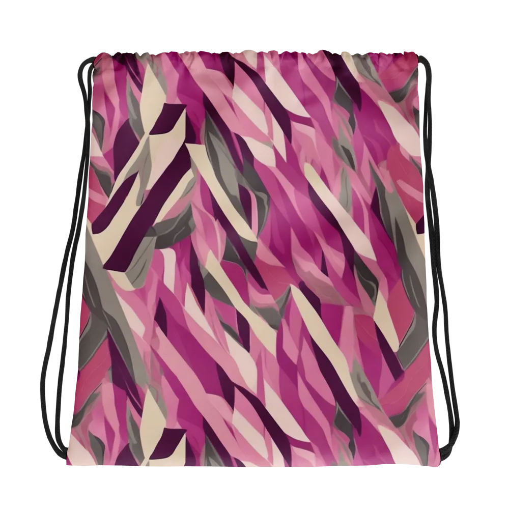 Petal Static on Drawstring Bag — Photo