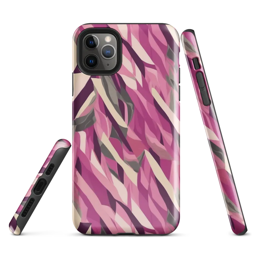 Petal Static on Tough Case for iPhone® — Front