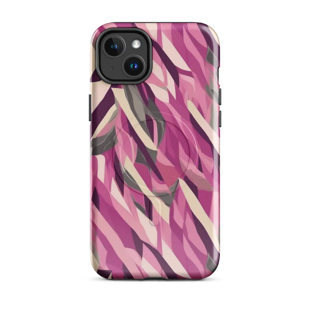 Petal Static on MagSafe Tough Case for iPhone® — Front