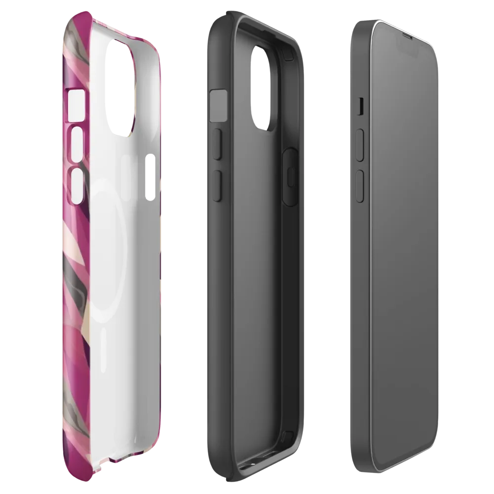 Petal Static on MagSafe Tough Case for iPhone® — Front