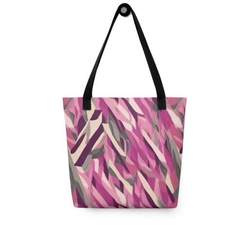 Petal Static on a Tote Bag