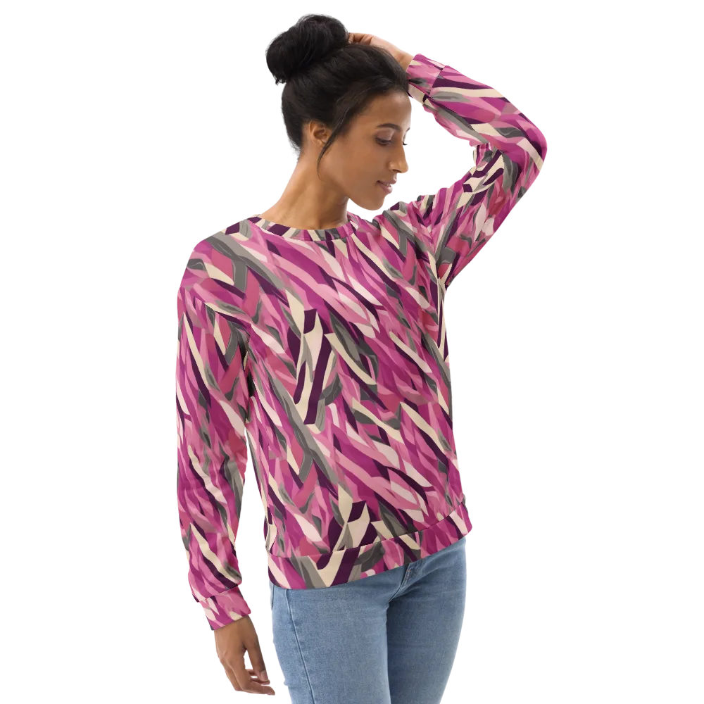 Petal Static on Sweatshirt — Right Front
