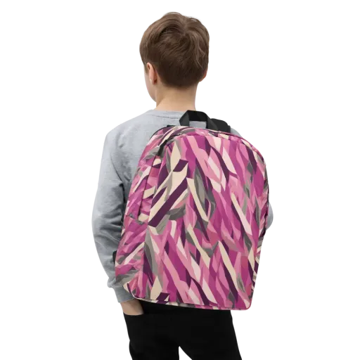 Petal Static on a Minimalist Backpack