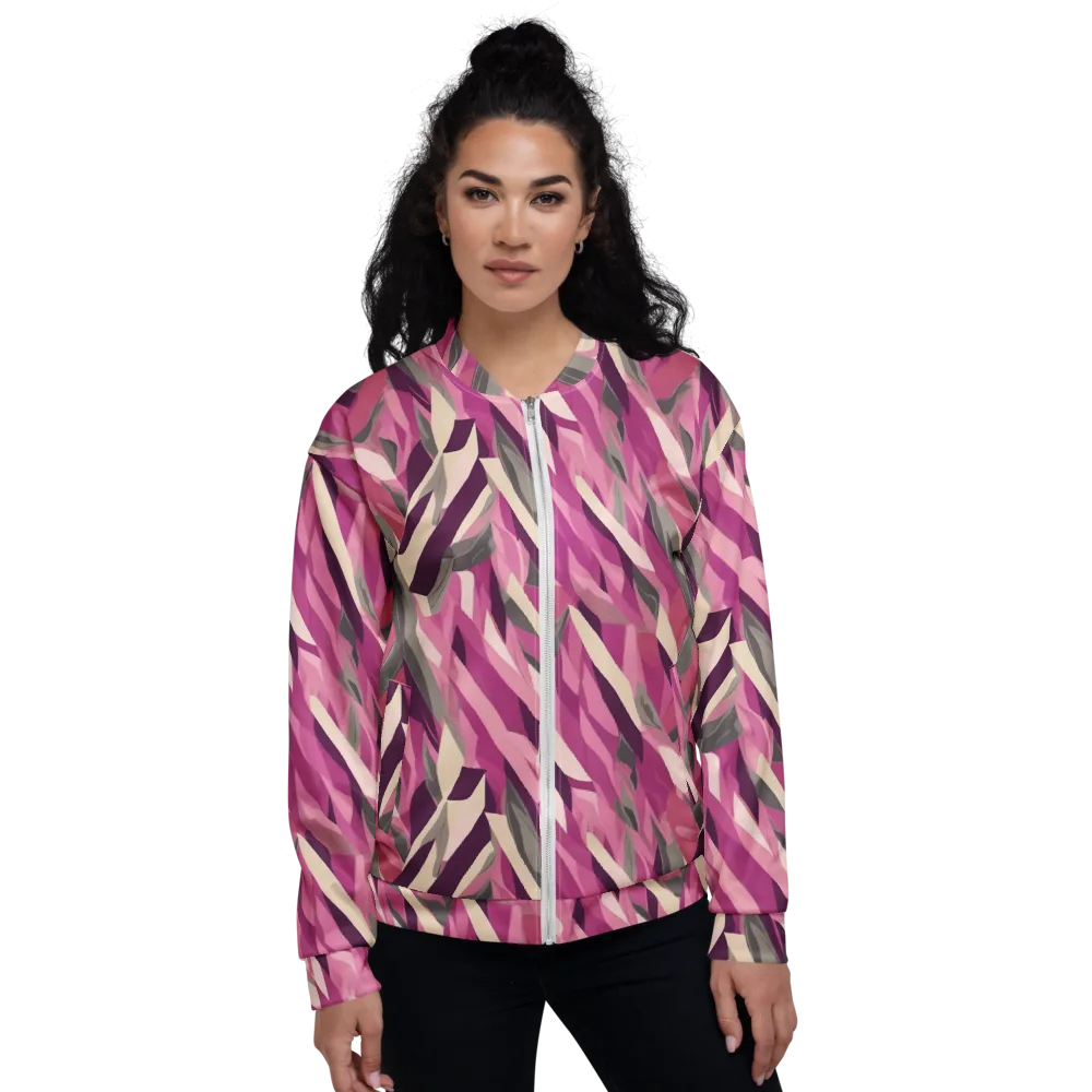 Petal Static on Bomber Jacket — Front