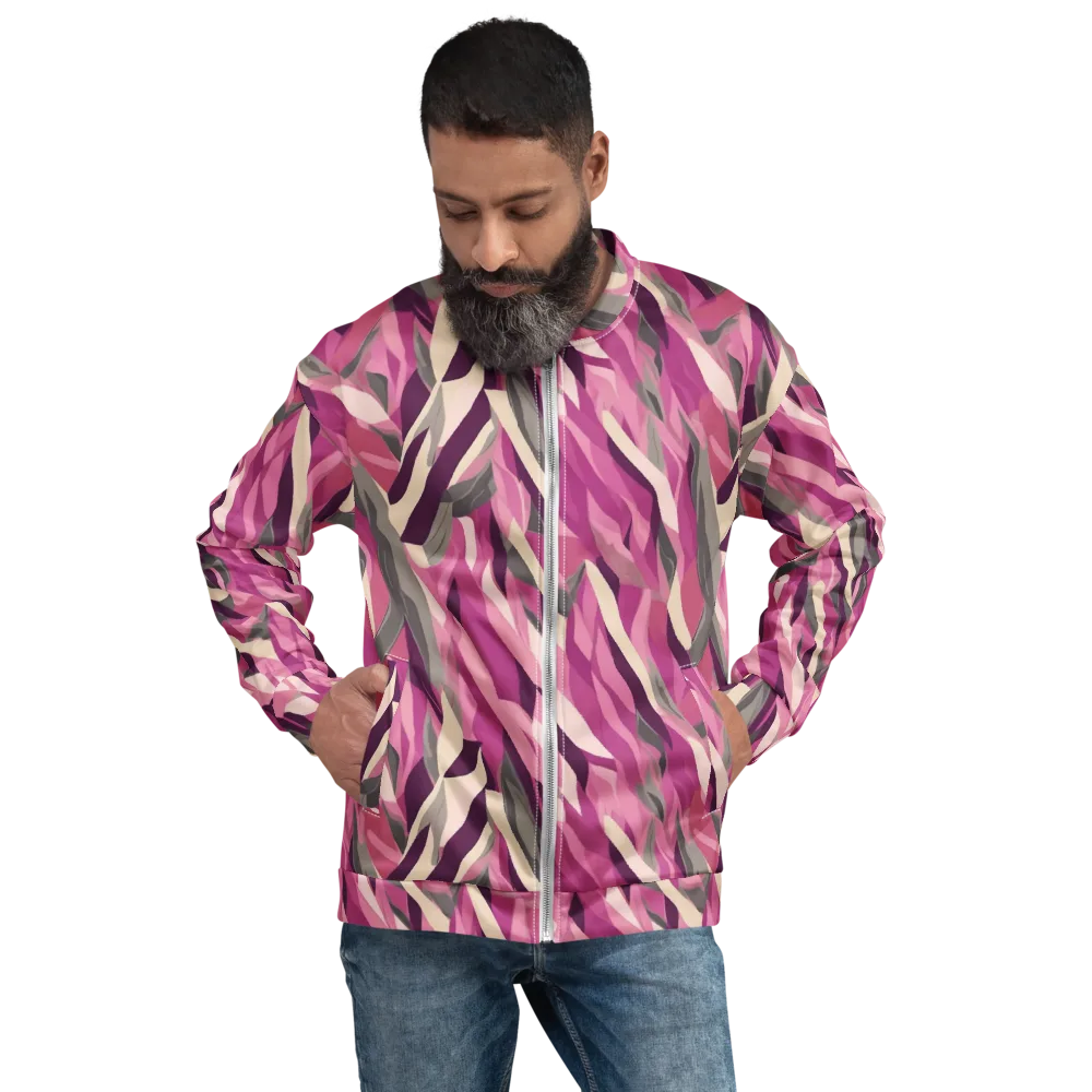 Petal Static on Bomber Jacket — Front