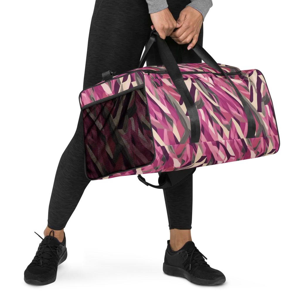 Petal Static on Duffle Bag — Right Front