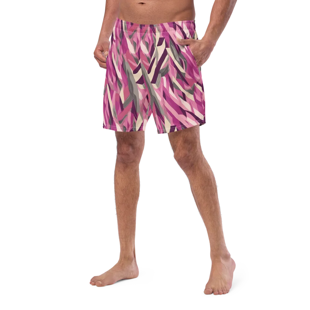 Petal Static on Swim Trunks — Left Front