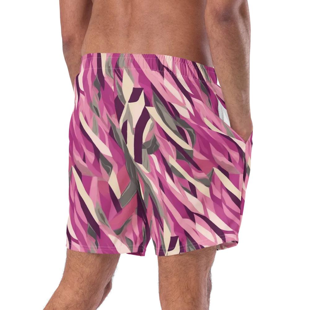 Petal Static on Swim Trunks — Right Back