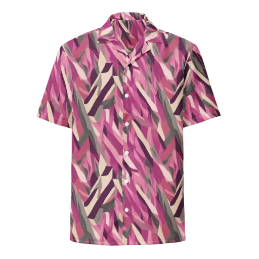 Petal Static on a Button Shirt