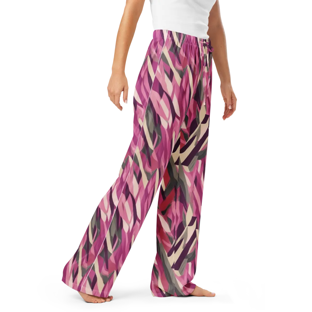 Petal Static on Women's Pajama Pants — Right Front