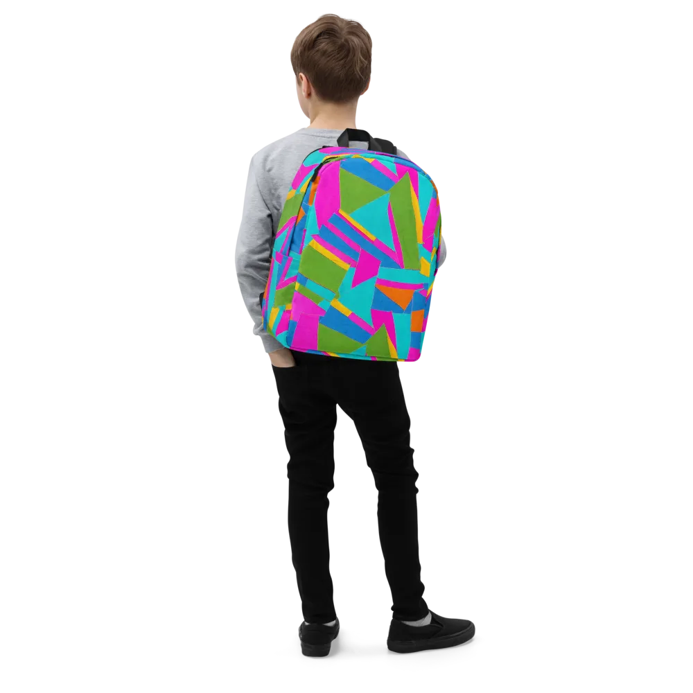 Candy Geometry on Minimalist Backpack — Right Front