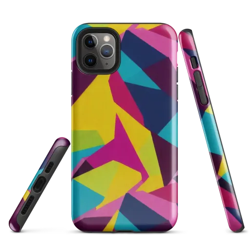 Electric Origami on a Tough Case for iPhone®