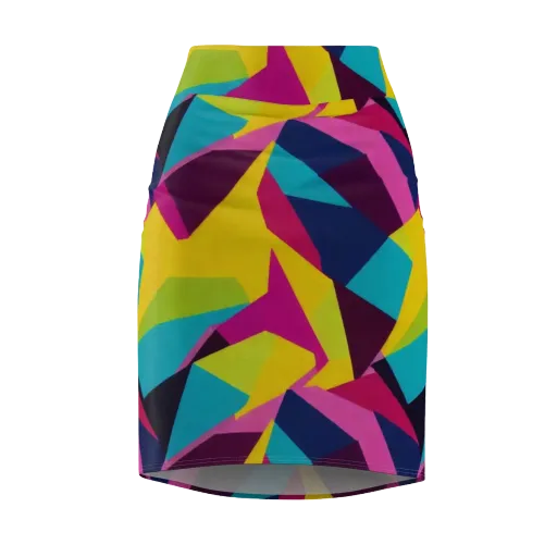 Electric Origami on a Pencil Skirt