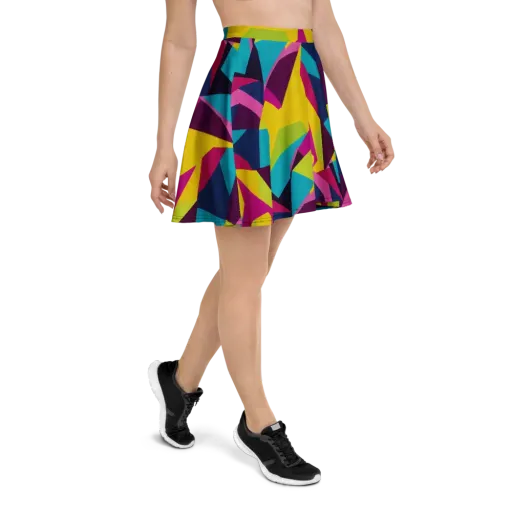 Electric Origami on a Skater Skirt