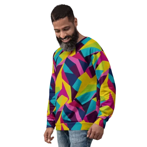 Electric Origami on a Sweatshirt