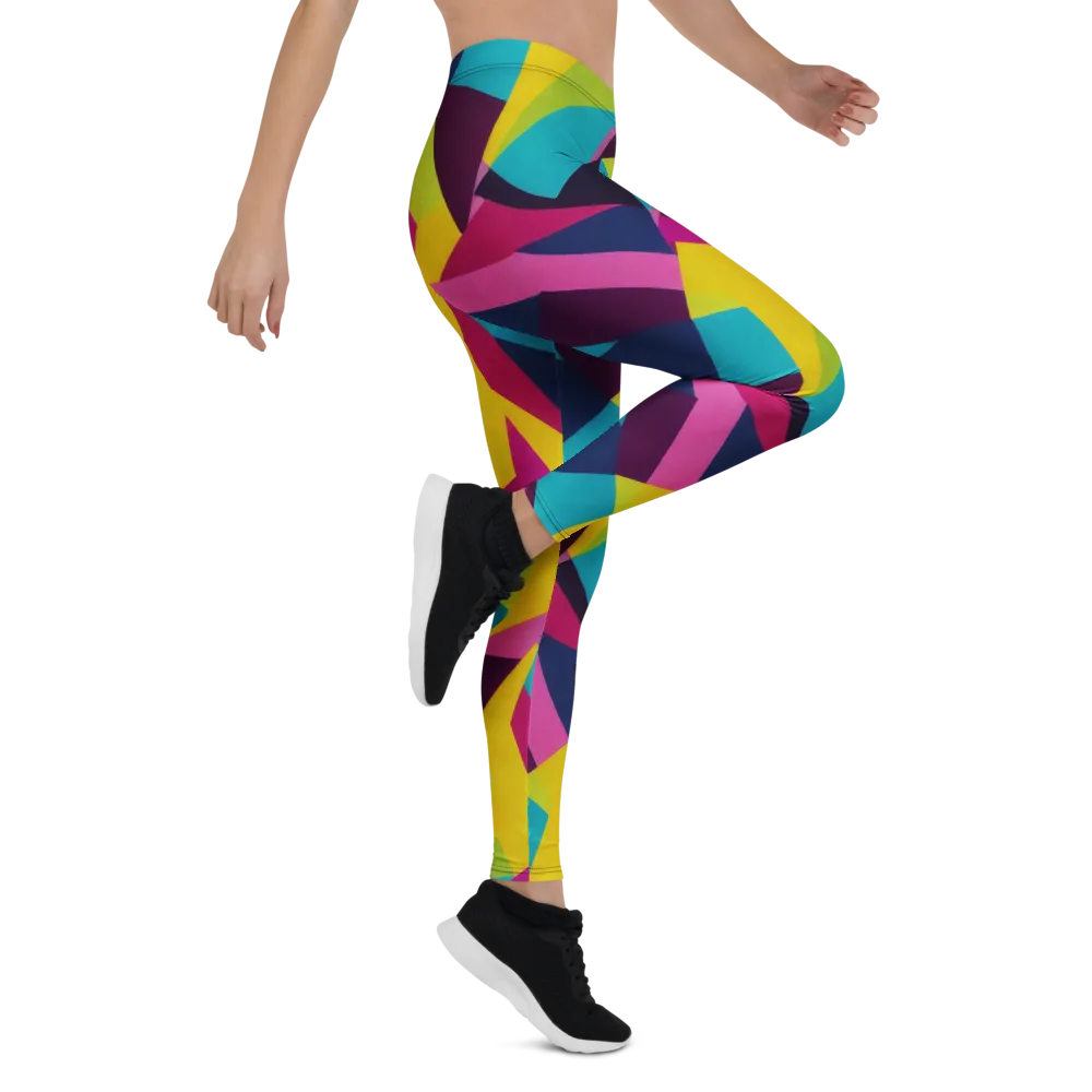 Electric Origami on Leggings — Right