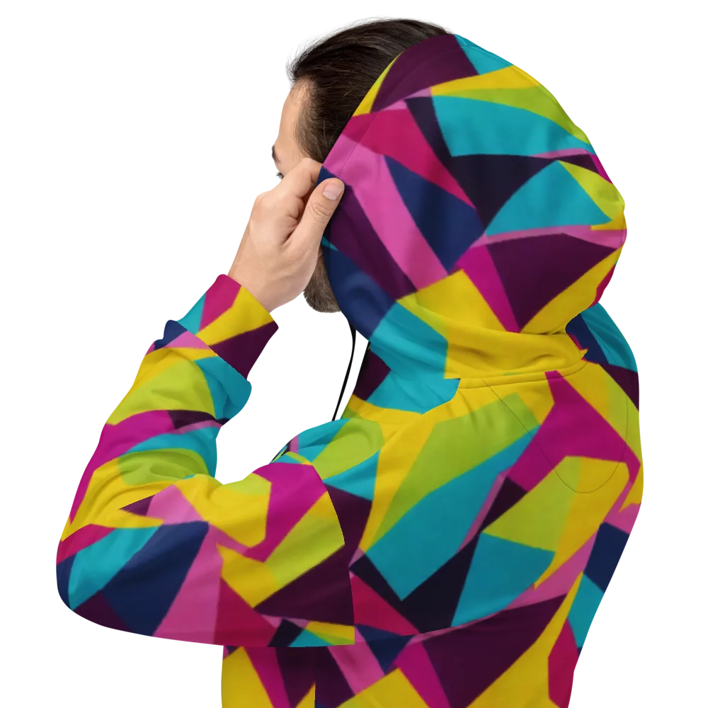 Electric Origami on Hoodie — Back