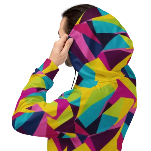 Electric Origami on a Hoodie