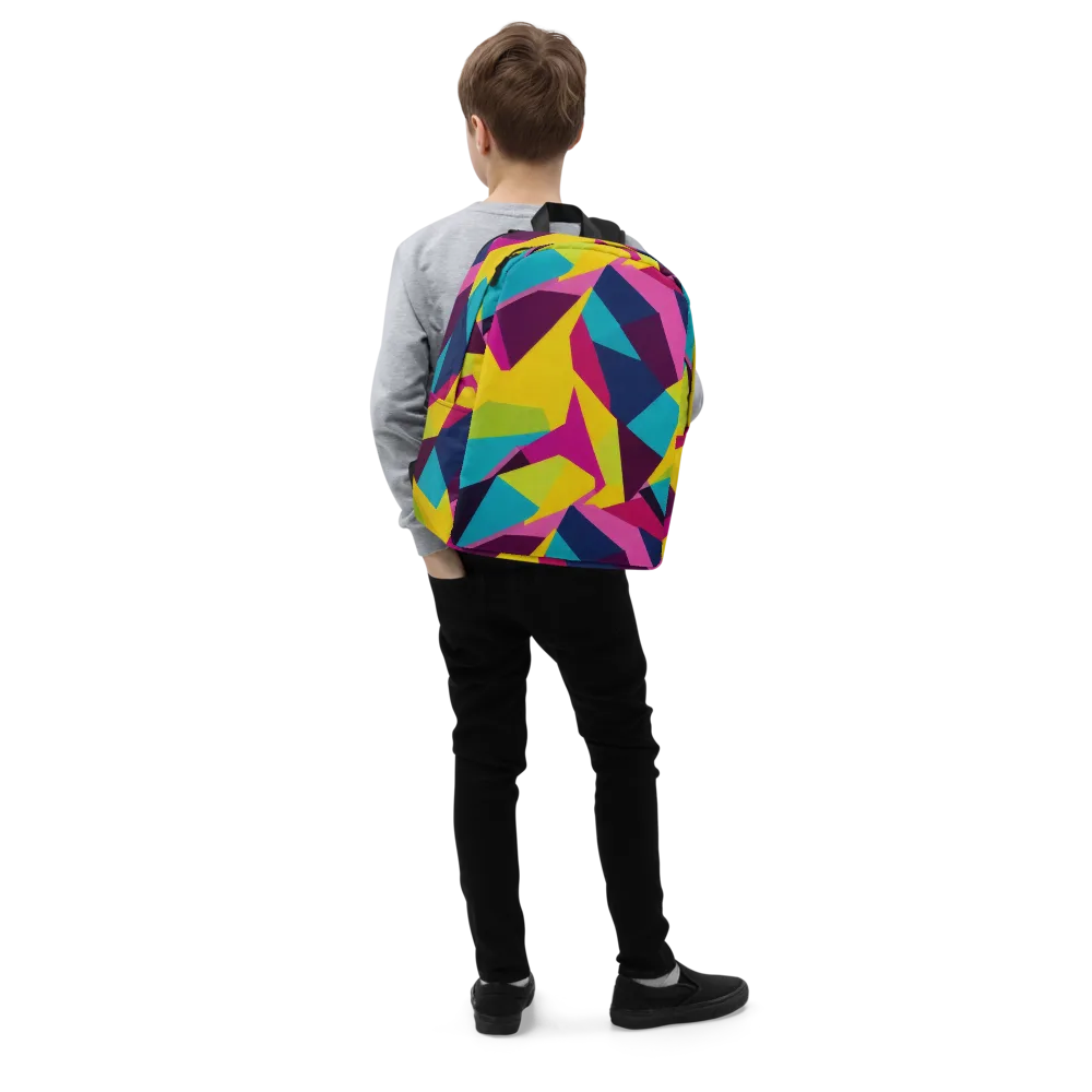 Electric Origami on Minimalist Backpack — Right Front