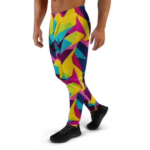 Electric Origami on a Men's Joggers