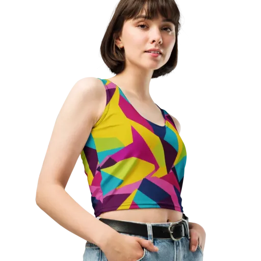 Electric Origami on a Crop Top