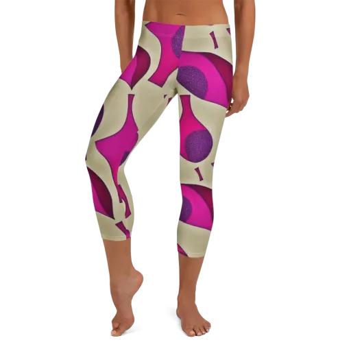 Magenta Relic on a Capri Leggings