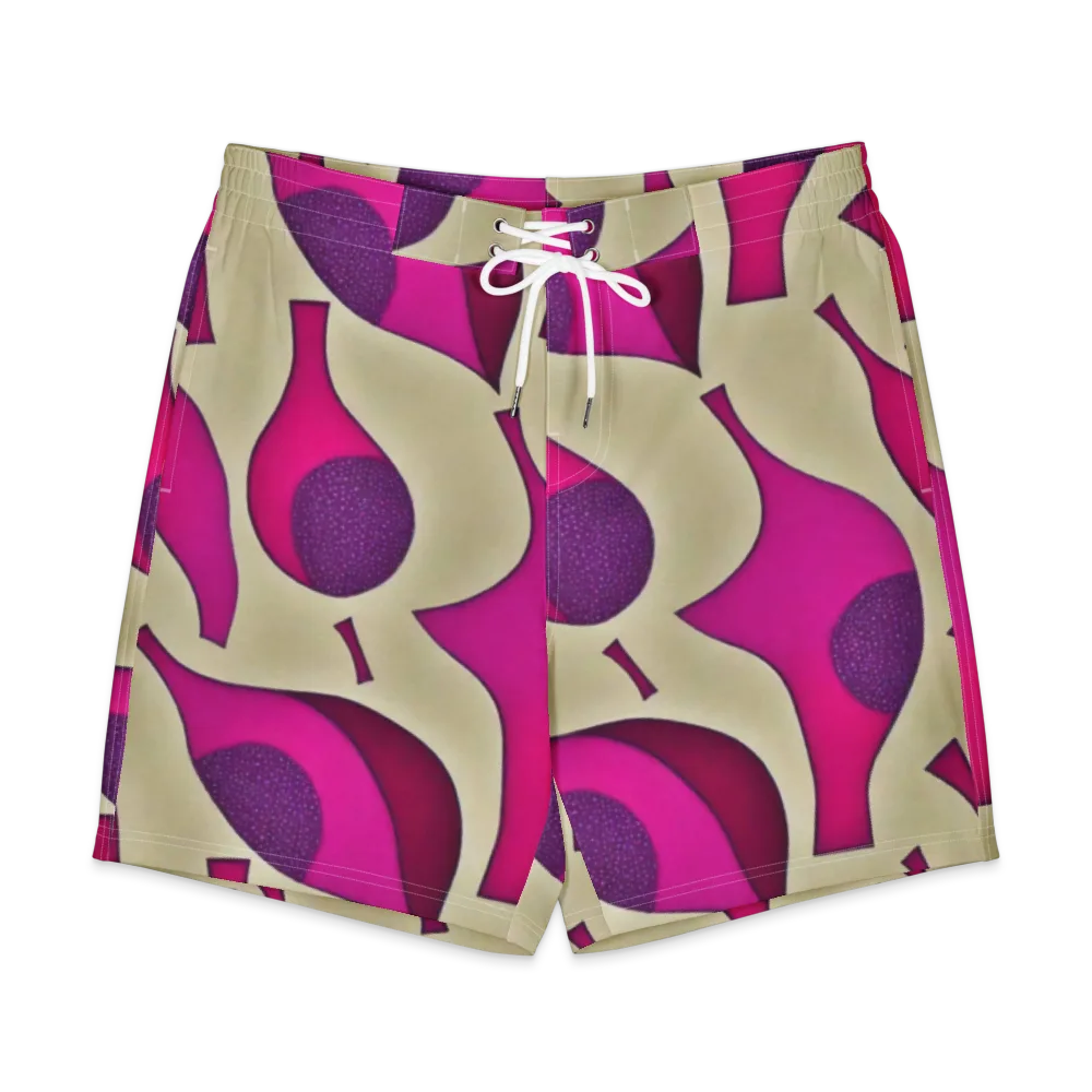 Magenta Relic on Men's Board Shorts — Front