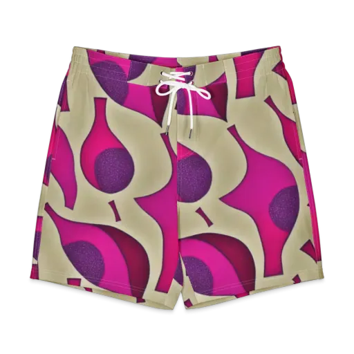 Magenta Relic on a Men's Board Shorts